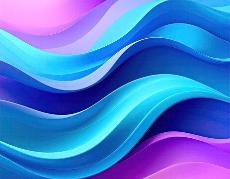 Abstract wavy colorful background