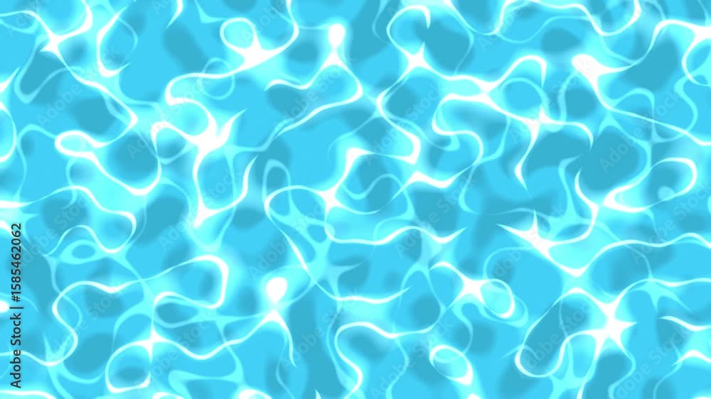 Aufkleber a pattern of flowing blue and white lines and spots. the outlines are fluid and smooth. the pattern 