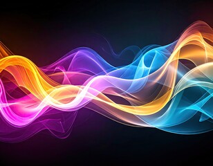 Naklejka premium Abstract flowing colors