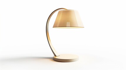 Table lamp isolated on white background