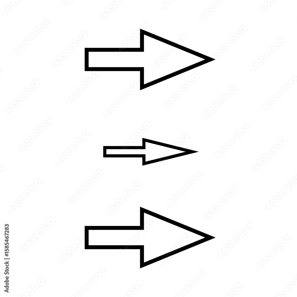 Poster black arrow icon set: vector direction signs for web design