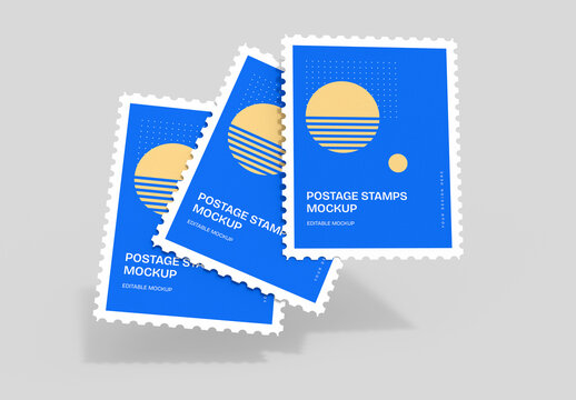Postage Stamp Mockup