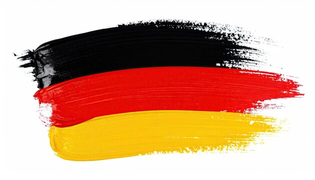 Abstract German flag