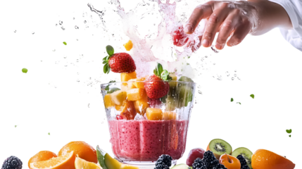 Smoothie Making Scene