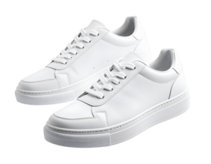 Clean white sneakers for everyday wear