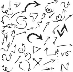A hand-drawn arrow alphabet vector set offers unique design elements for any creative project