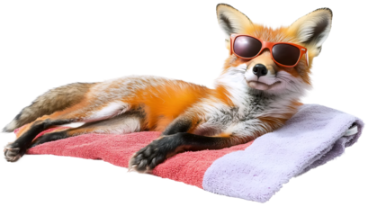Sunglass Fox Relaxing