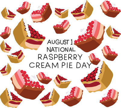 national raspberry cream pie day is celebrated every year on 1 august
- Powered by Adobe