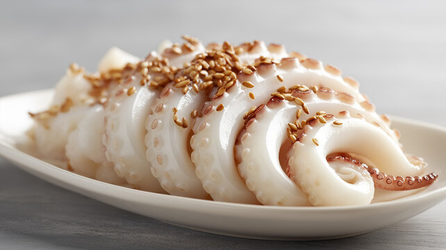 Annakji &ndash; Korean Raw Octopus Tentacles with Sesame Oil
