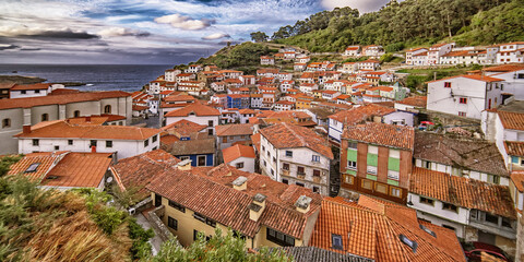 Cudillero, Fishing Village, Cantabrian Sea, Principado de Asturias, Spain, Europe