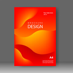 Fototapeta premium Cover book modern layout design. for Annual report, Brochure template, catalog, Simple Flyer promotion, magazine. Vector illustration
