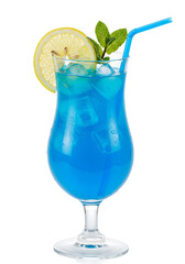 Blue Tropical Cocktail Drink