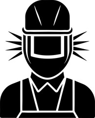  A man welding welder silhouette