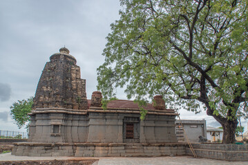 Mallikarjun Temple, dedicated to Shiva, 13th century Hemadpant architecture, Situated on the right...