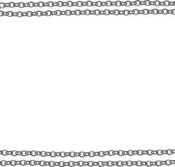 Lダブルチェーンのラフボーダーフレーム　Adobe Illustrator Artwork