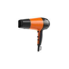 hair dryers isolated on a transparent background, in a PNG format