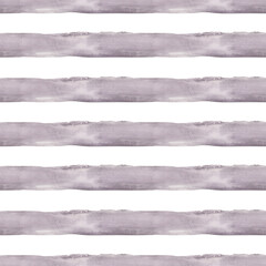 Gray stripes watercolor background. Seamless pattern with hand drawn stripe, line for wallpapers, textile. wrapping