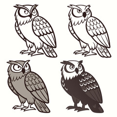 set of owls