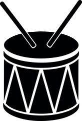 drum and drumsticks