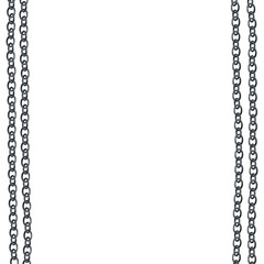 Lダブルチェーンのラフストライプフレーム