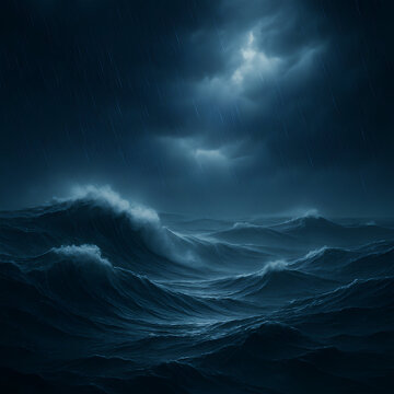 Fototapeta lightning in the night sky
