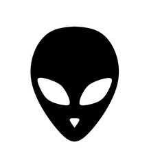 alien icon vector with trendy design