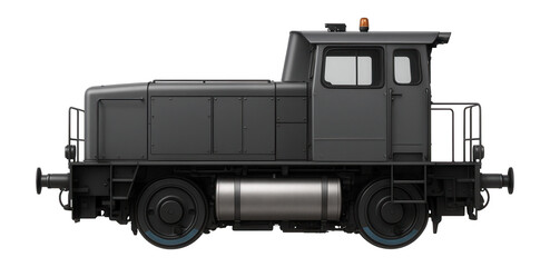 Simple shunting locomotive with a visible fuel tank and underframe equipment