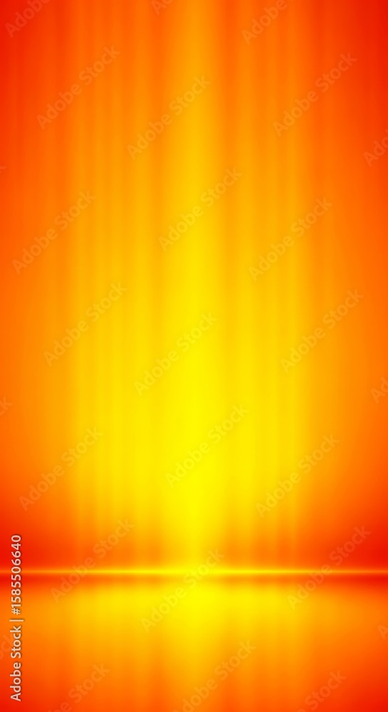 Poster abstract gradient background with vibrant orange and yellow hues, creating a warm and inviting atmos