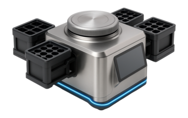 Centrifuge module with peripheral scientific experiment racks