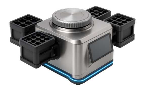 Centrifuge module with peripheral scientific experiment racks