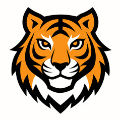 Tiger Head Logo Vector Illustration