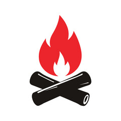 Monoline Flame Logo