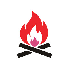Monoline Flame Logo