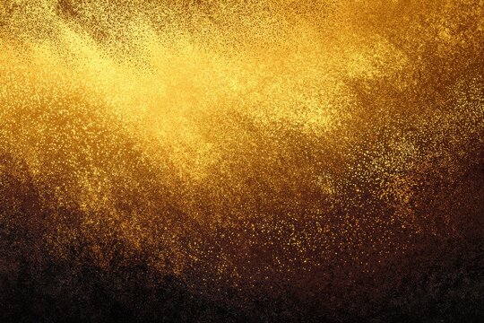 Golden Glitter Background. Shimmering gold texture creating a luxurious and vibrant atmosphere.