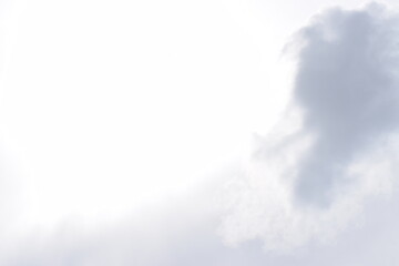 white clouds in blue sky