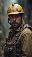Fototapeta premium portrait of a military man