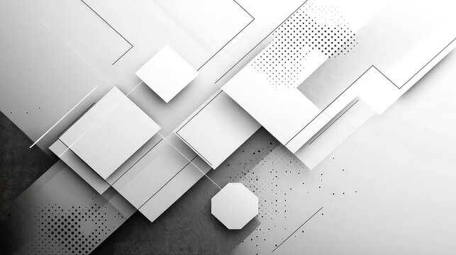 Minimal abstract lines on gray background, clean design concept with geometry and simplicity for presentation or print