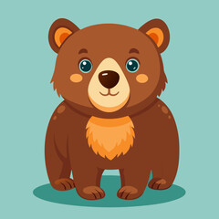 Fototapeta premium Baby bear cartoon