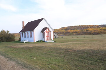 Obraz premium Abandoned Places and Prairie Saskatchewan Scenery.