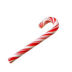 Obraz premium Classic Red and White Candy Cane for Holiday Celebrations and Decorations