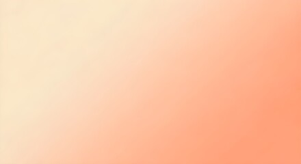 Soft Gradient Cream Orange Background, Smooth Warm Color Blend for Digital Design