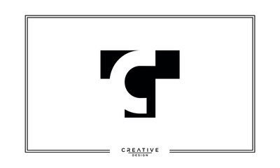 CT, TC, C, T, Abstract Letters Logo Monogram