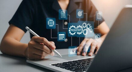 Productivity strategies and tools for business success using ai and automation software apps