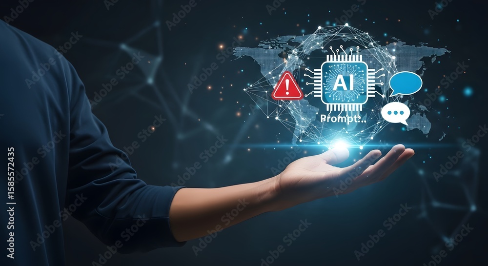 Aufkleber exploring the future of ai technology and artificial intelligence in digital transformation era