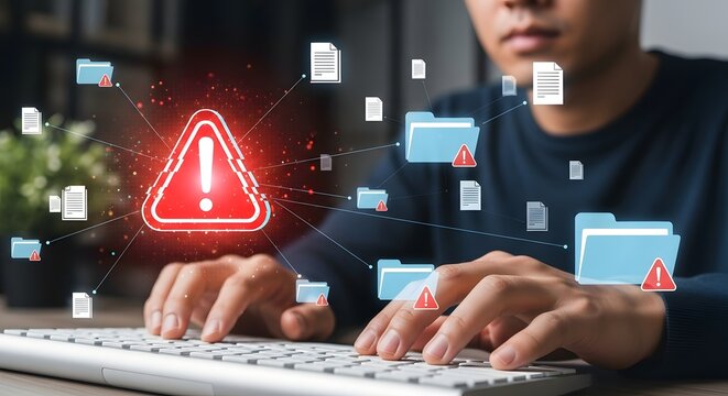 Understanding data breach alert cyber security threat and protection from online attacks risks