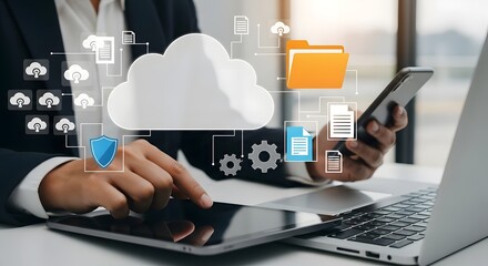 Cloud computing services data storage security backup and recovery digital transformation tech