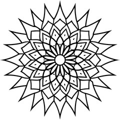Luminous Mandala Vector
