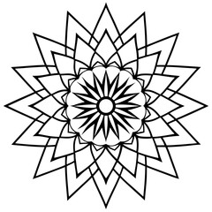 Luminous Mandala Vector