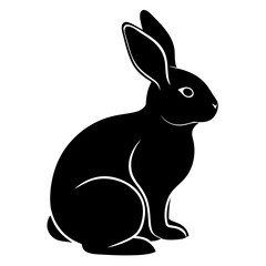vector illustration of a rabbit