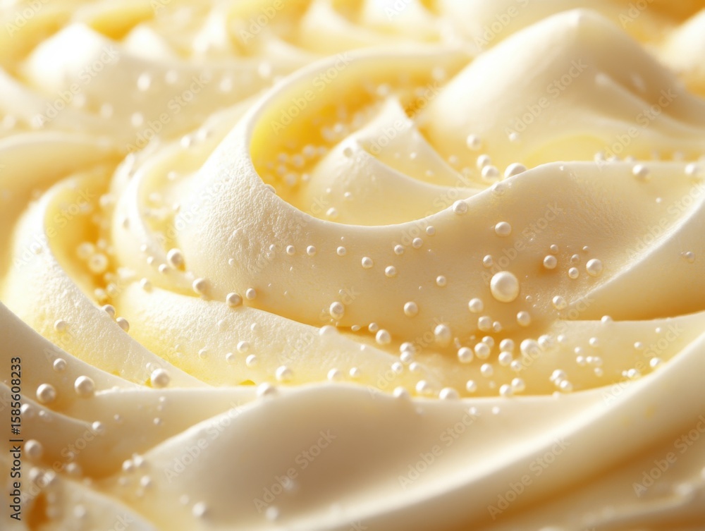 Aufkleber close-up macro texture of bubbly beer foam surface texture bubbly macro surface beer bubbles froth